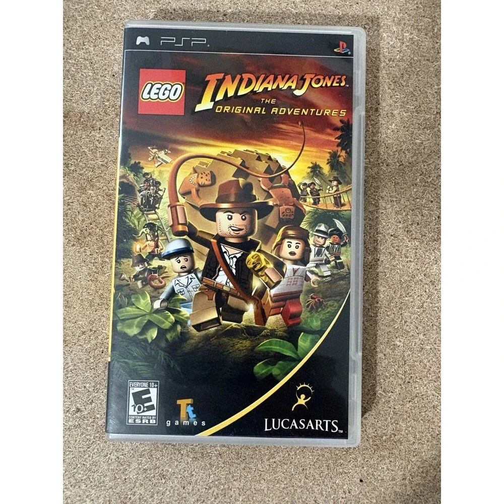 LEGO Indiana Jones The Original Adventures Sony PSP UMD. CIB W/ Case & Manual